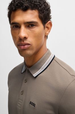 Boss - Man - Beige - Polo Shirt