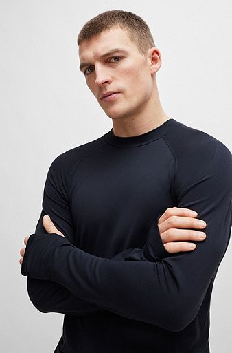HUGO BOSS Long-sleeved T-Shirts – Elaborate designs