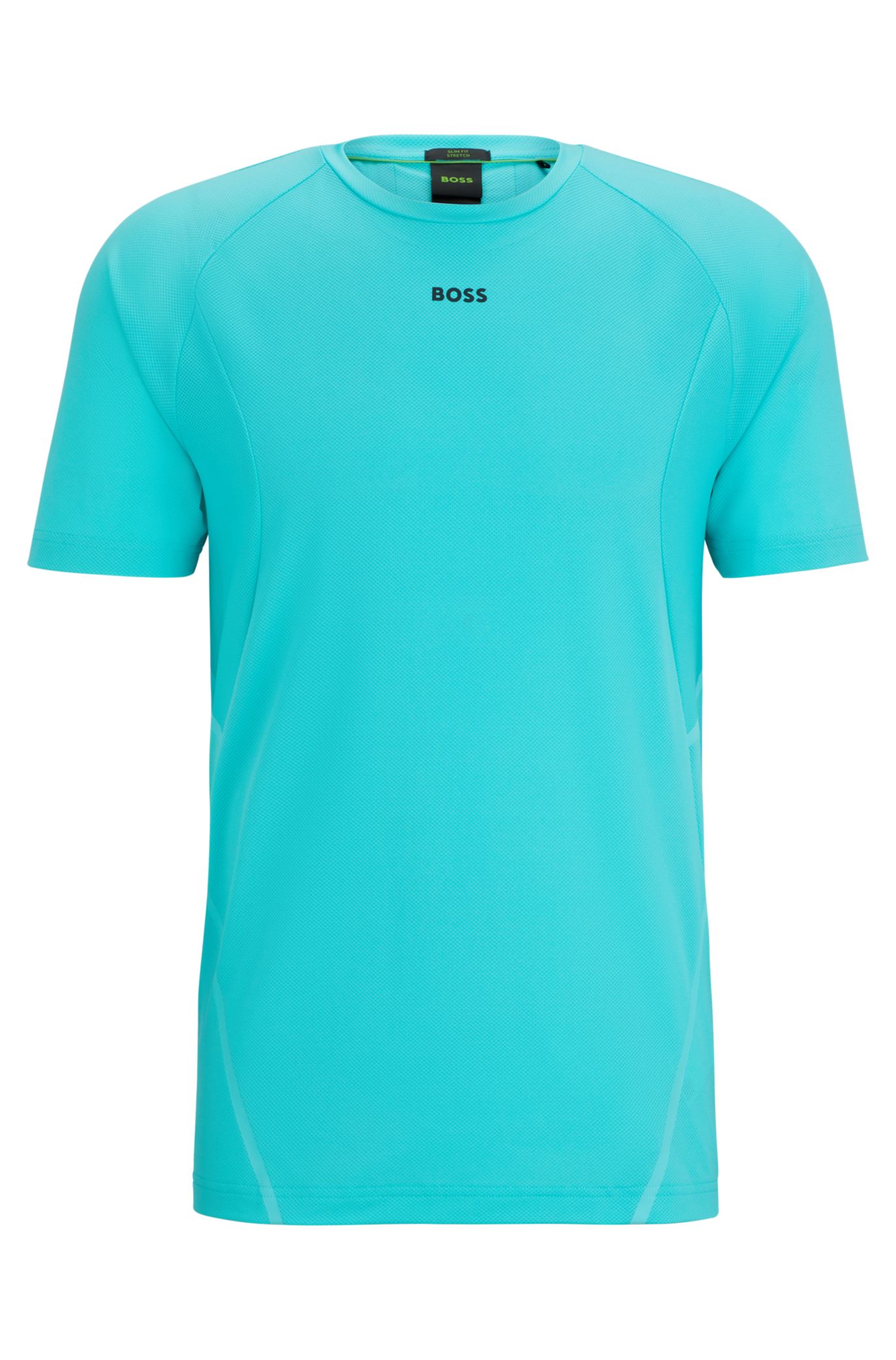 BOSS - スーパーストレッチ スリムフィットTシャツ デコラティブ
