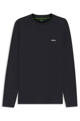 Kontrastfärgad marinblå T-shirt 5