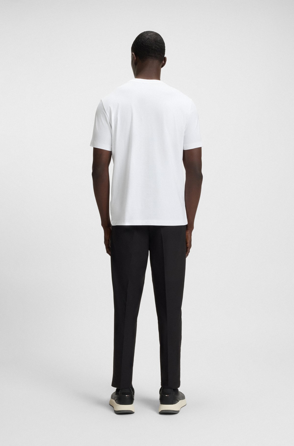 BOSS - レギュラーフィットTシャツ ストレッチコットン BOSS - レギュラーフィットTシャツ ストレッチコットン
