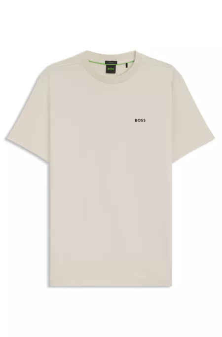 Stretch-cotton T-shirt