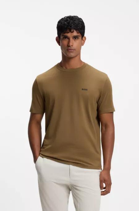 Stretch-cotton T-shirt
