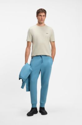 Stretch-cotton T-shirt, Light Beige