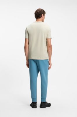 Stretch-cotton T-shirt, Light Beige