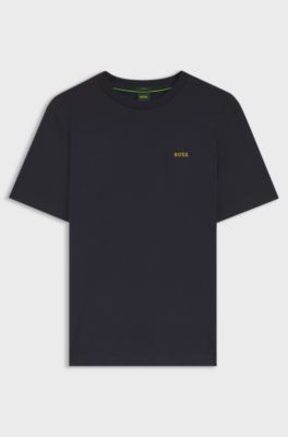 Stretch-cotton T-shirt, Dark Blue