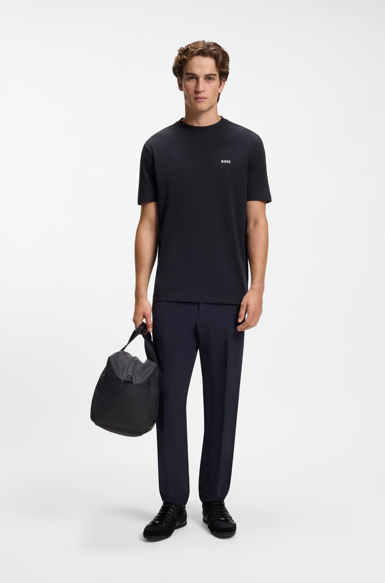 Boss Stretch-cotton T-shirt herr – bild 2