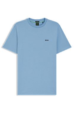 T-shirt i stretchig bomull med logga