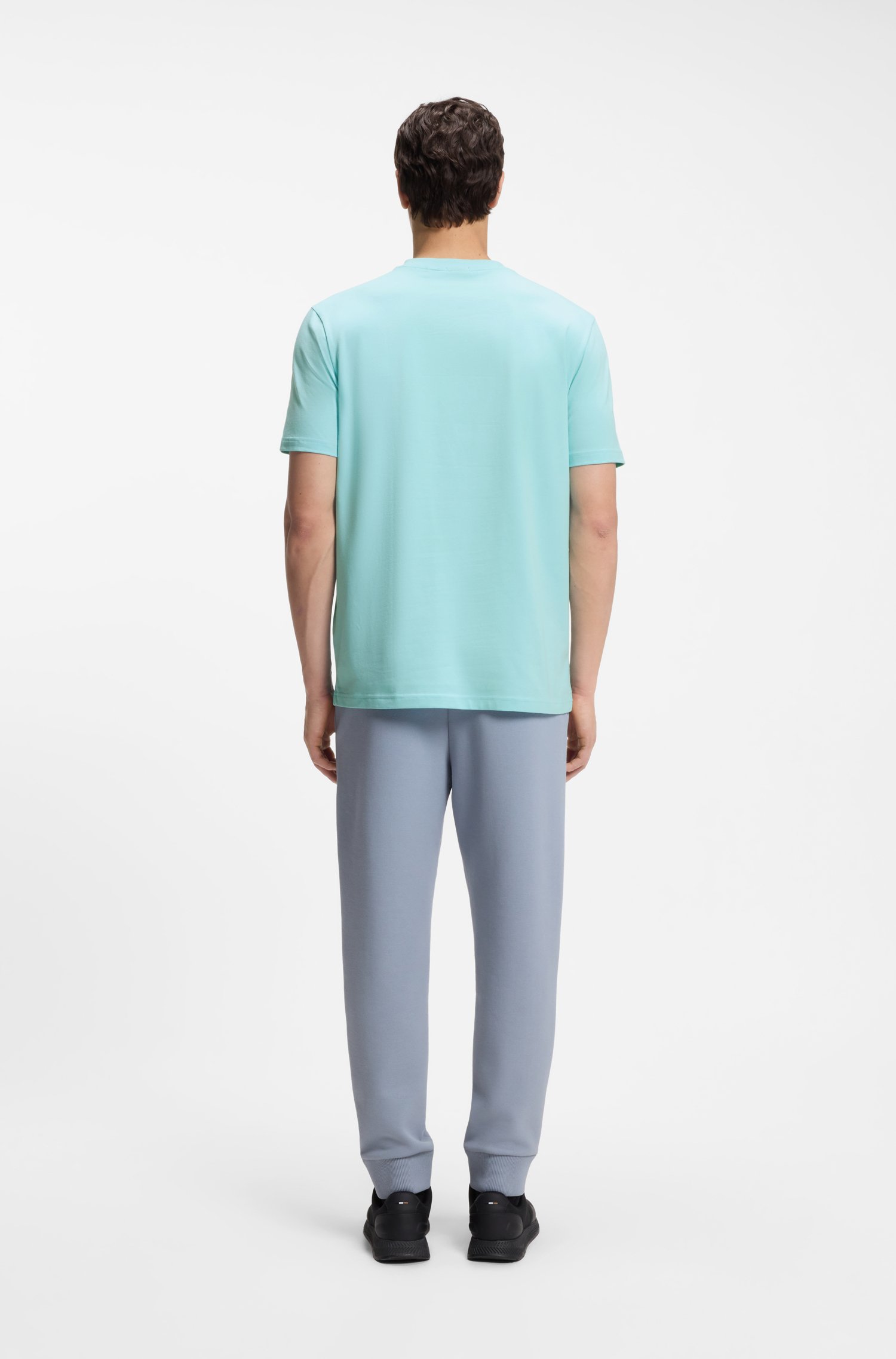 Boss Stretch-cotton T-shirt herr – bild 3