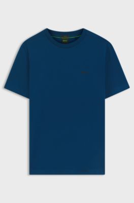 Stretch-cotton T-shirt, Dark Blue