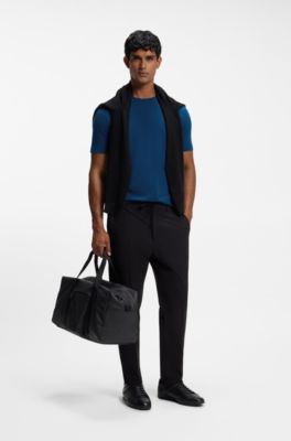 Stretch-cotton T-shirt, Dark Blue