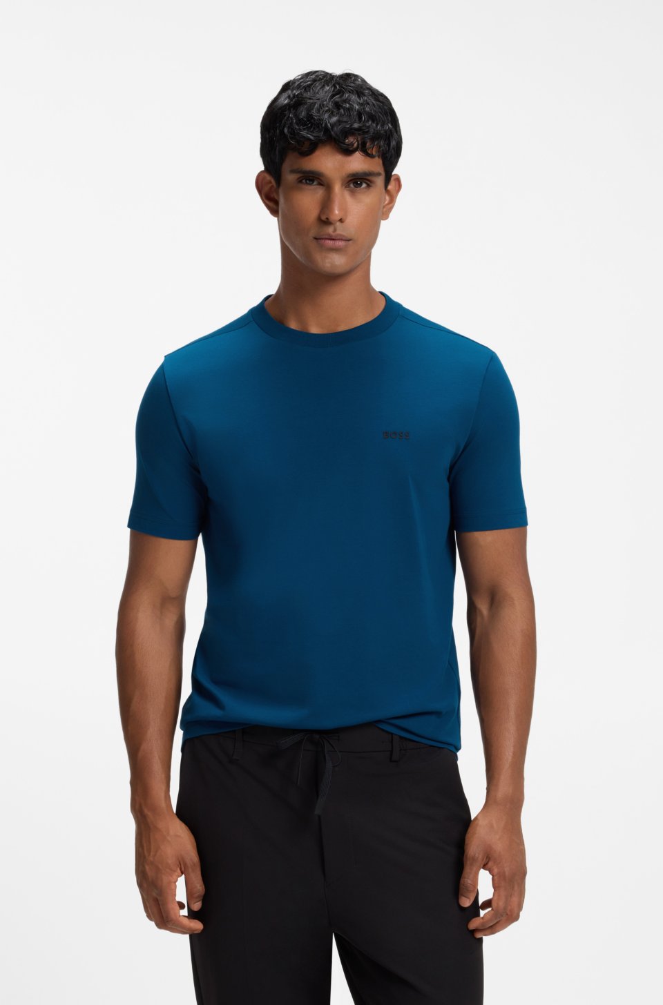 Stretch-cotton T-shirt