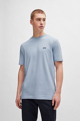 Hugo boss light shop blue t shirt