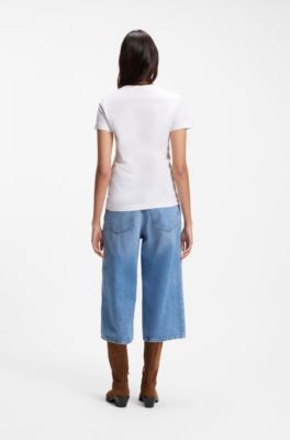 Cotton T-shirt, White