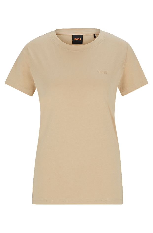Fashion Beige T-shirts for Women by HUGO BOSS