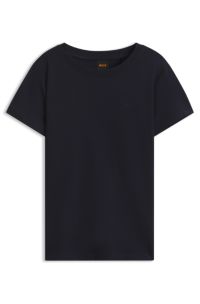 T-shirt in cotone, Blu scuro