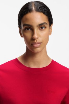 Boss Cotton T-shirt dam – bild 3
