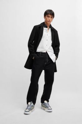 GalaabenD ガラアーベントのウールメルトンPコート　日本製 GalaabenD ガラアーベントのウールメルトンPコート日本製