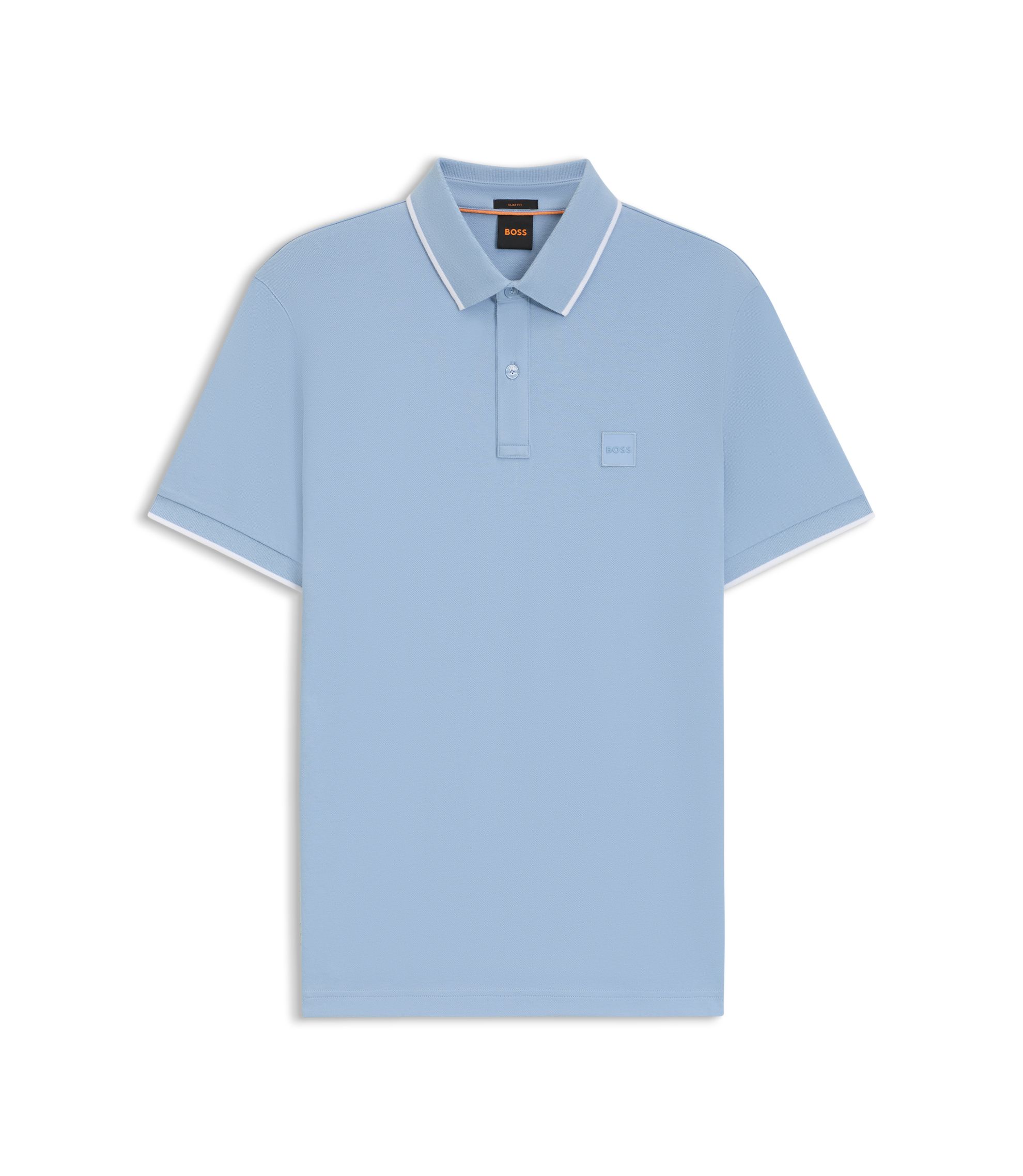 【ウドンコ】BOSS スリムフィット ポロシャツ コットン hbeu50469360_100_100?$