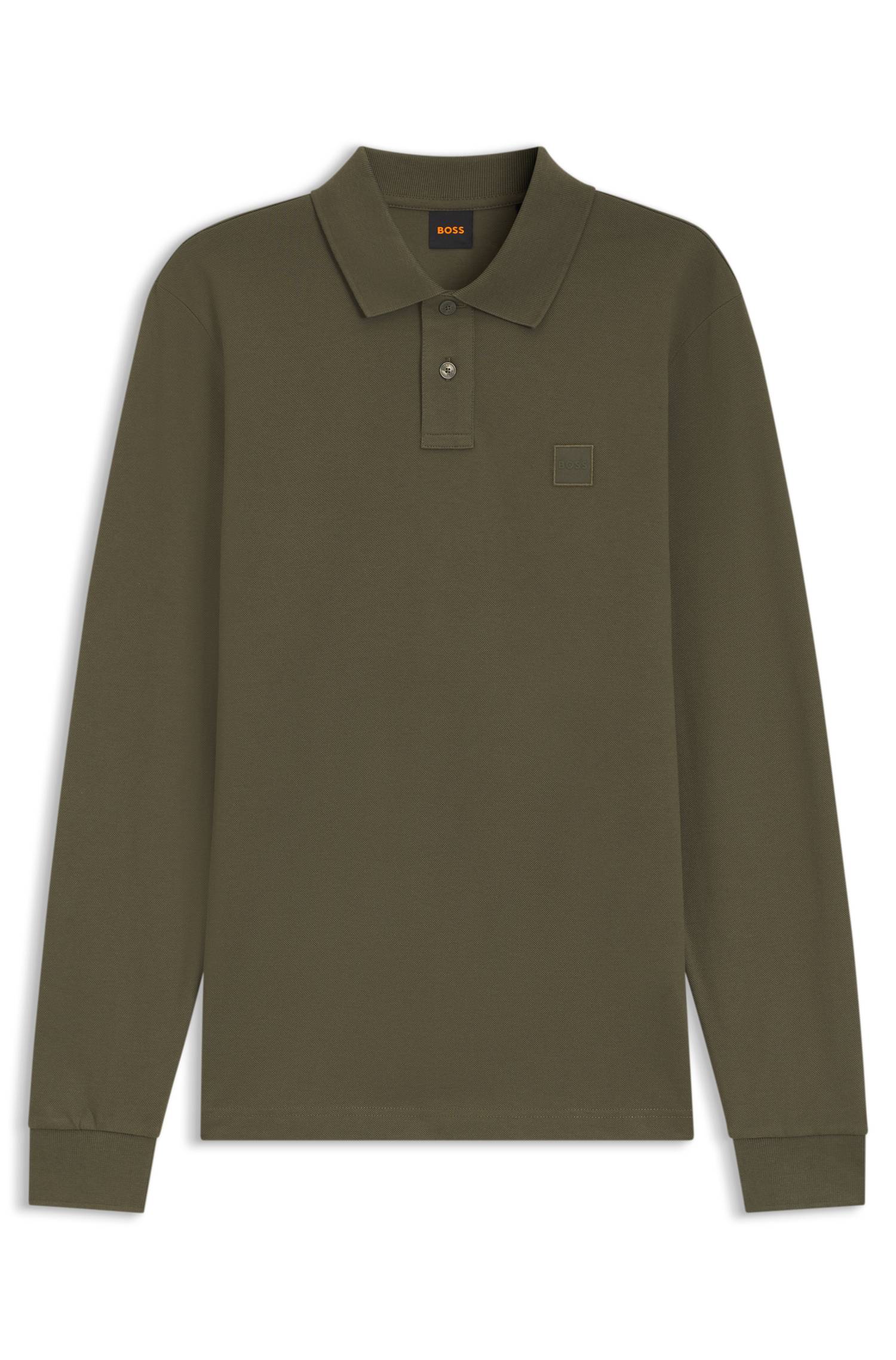 Boss Slim-fit polo shirt in stretch-cotton piqué t-shirts herr – bild 4