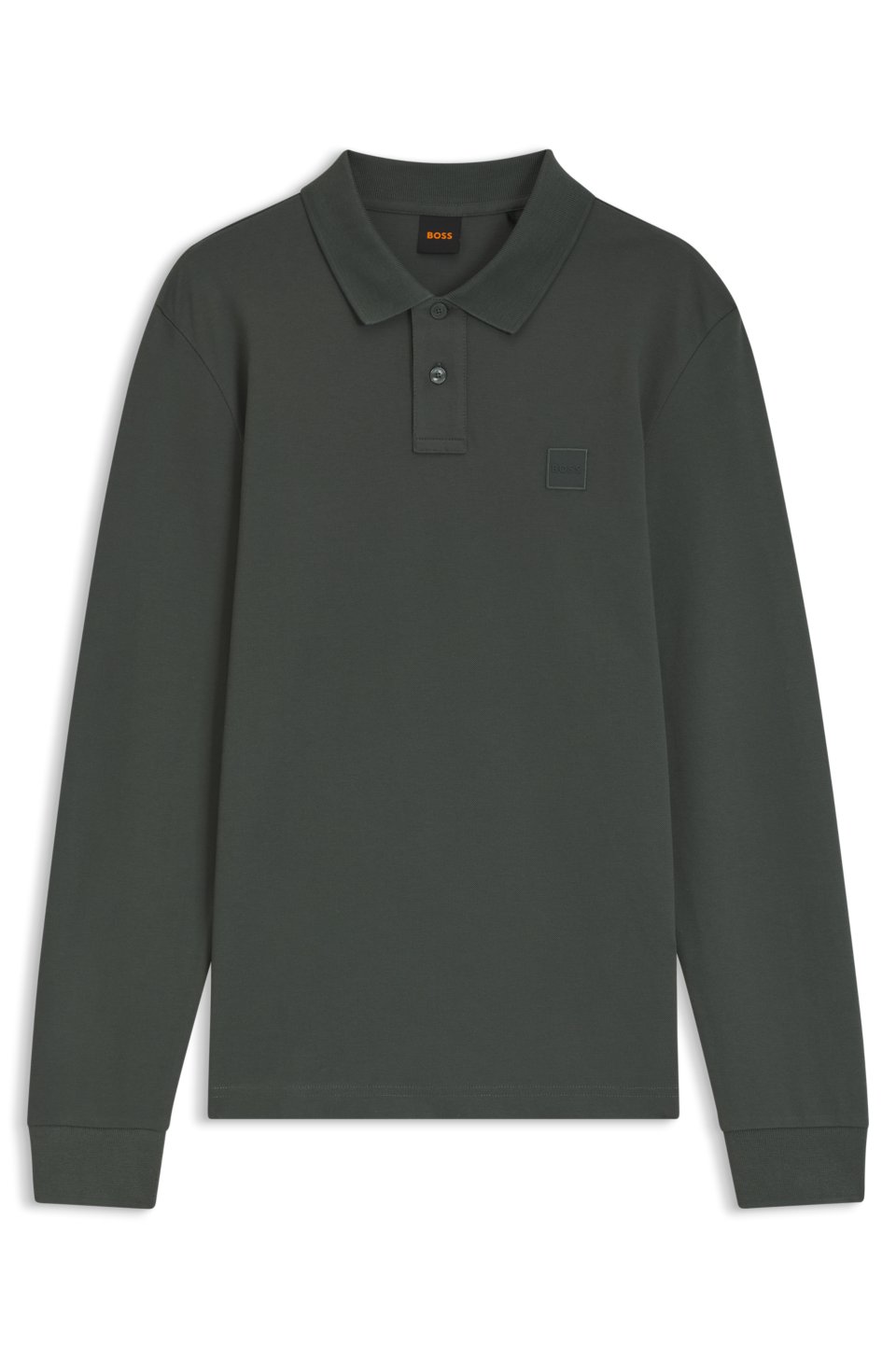 Slim-fit polo shirt in stretch-cotton piqué