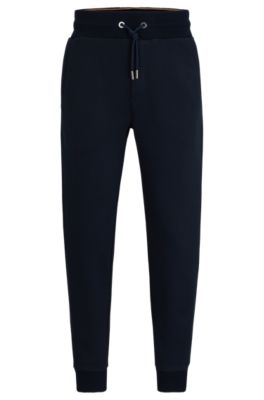 BOSS Regularfit tracksuit bottoms in mixed materials