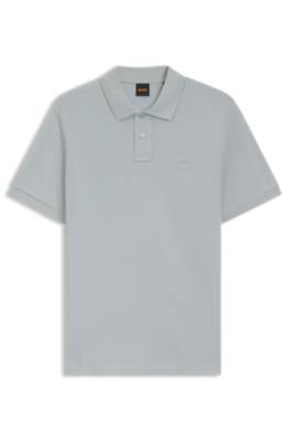 Stretch-cotton slim-fit polo shirt with logo patch 4
