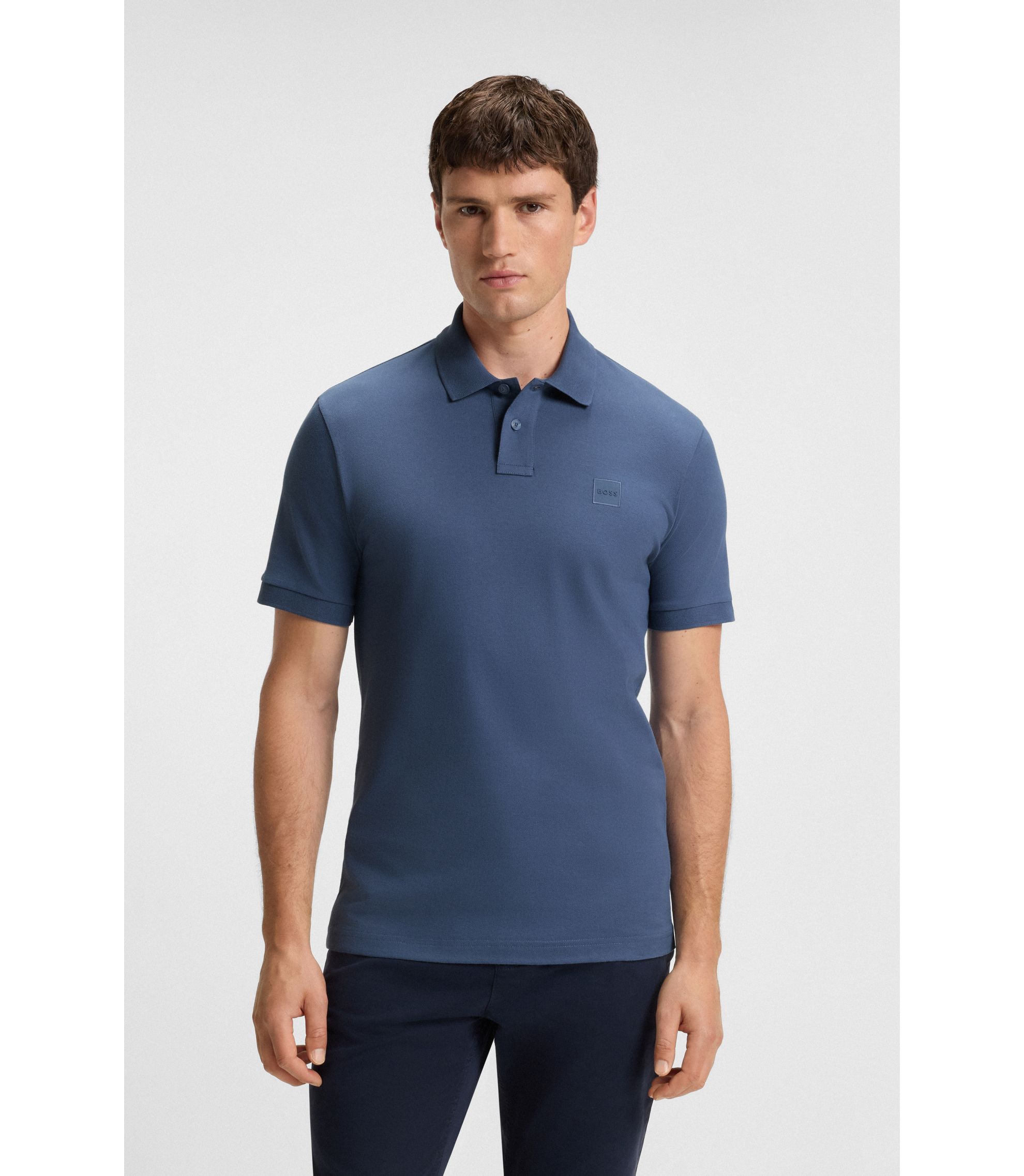新品　BRIEFING SLEEVE LOGO POLO RELAXED FIT 新品 BRIEFING SLEEVE LOGO POLO RELAXED FIT TecFlex polo