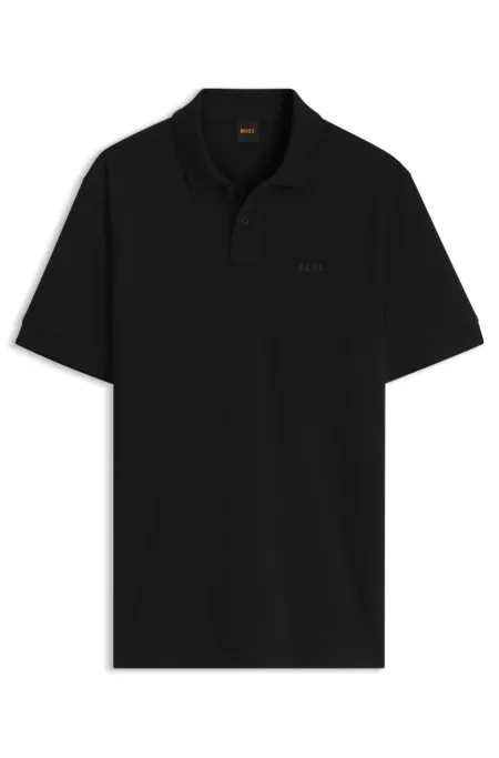 Strick-Poloshirt aus Baumwolle