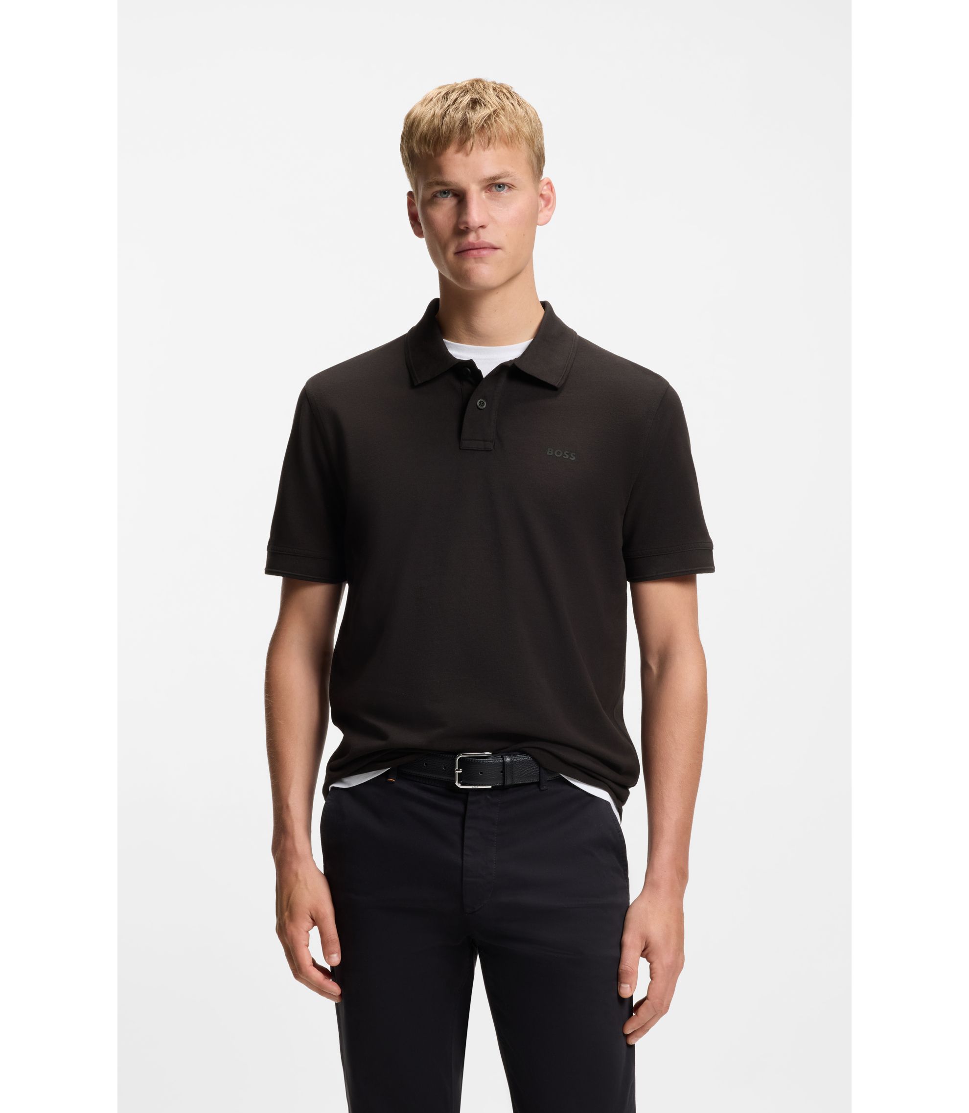 Poloshirt aus Baumwoll-Piqué mit Logo-Print