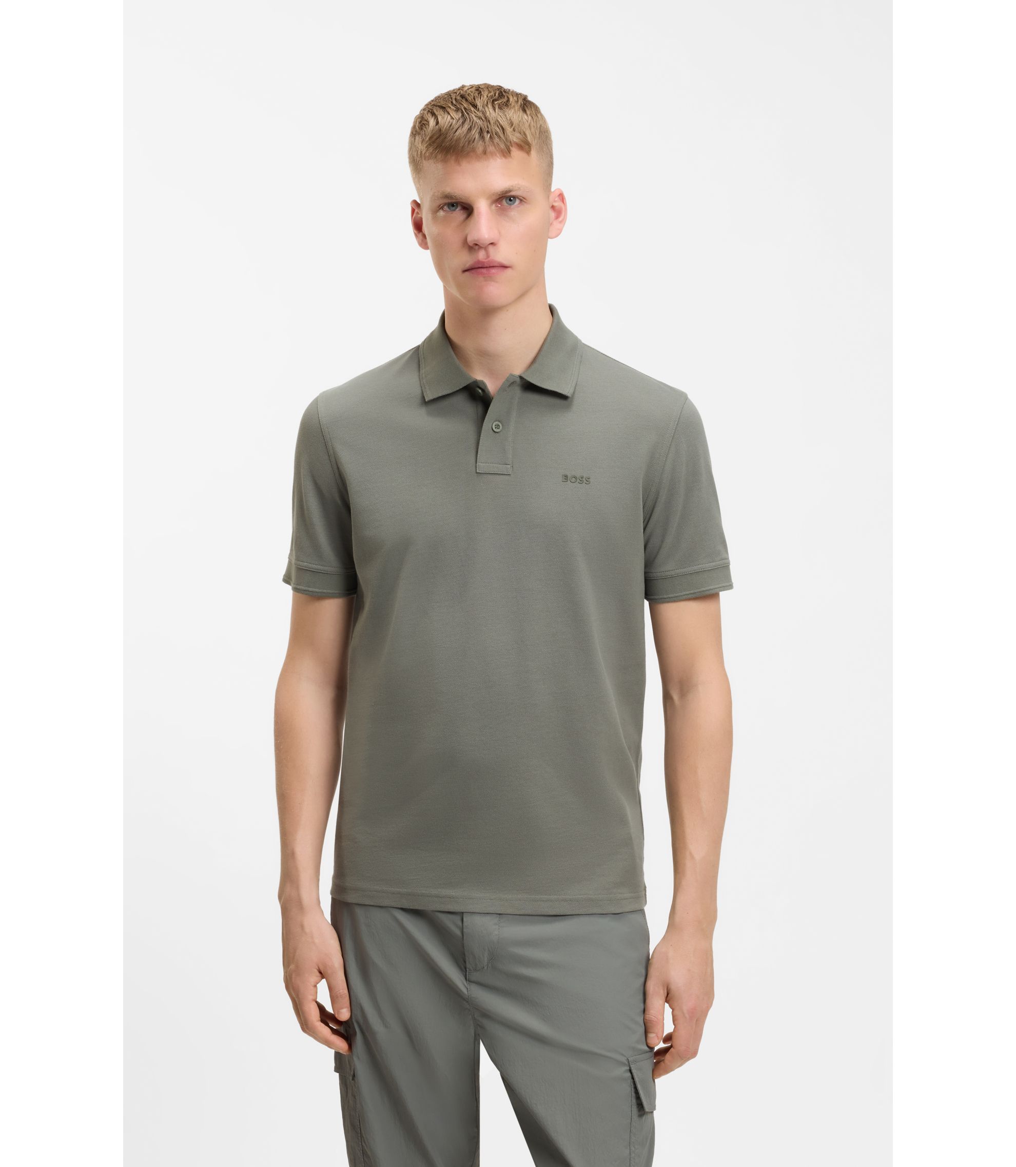 Poloshirt aus Baumwoll-Piqué mit Logo-Print