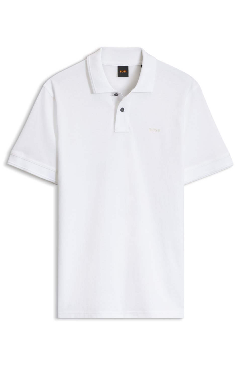 Knit polo shirt in cotton