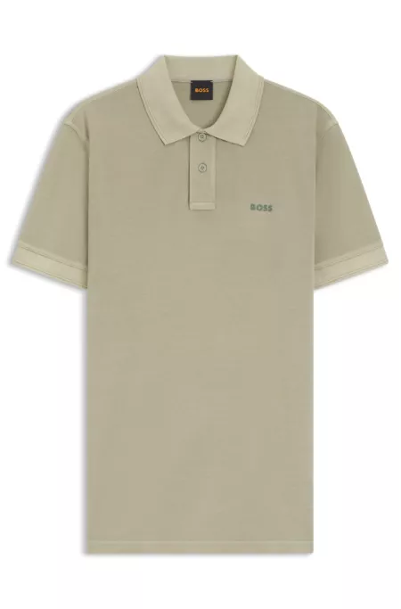 Poloshirt aus Baumwoll-Piqué mit Logo-Detail