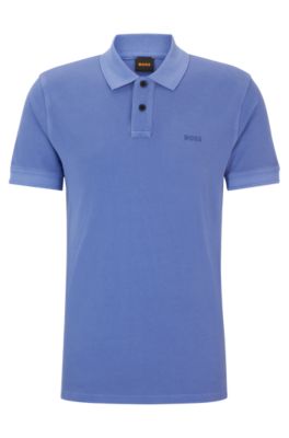 BOSS - Poloshirt aus Baumwoll-Piqué mit Logo-Print 