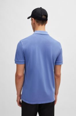 BOSS - Poloshirt aus Baumwoll-Piqué mit Logo-Print 