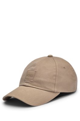 Casquette effilochée à logo ton sur ton