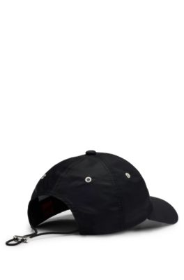 HUGO Waterrepellent nylon cap with stackedlogo rivet