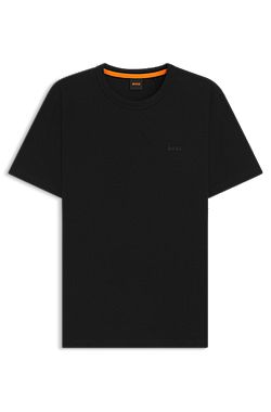 T-shirt en jersey de coton avec détail de logo