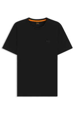 Cotton-jersey T-shirt with logo detail 1