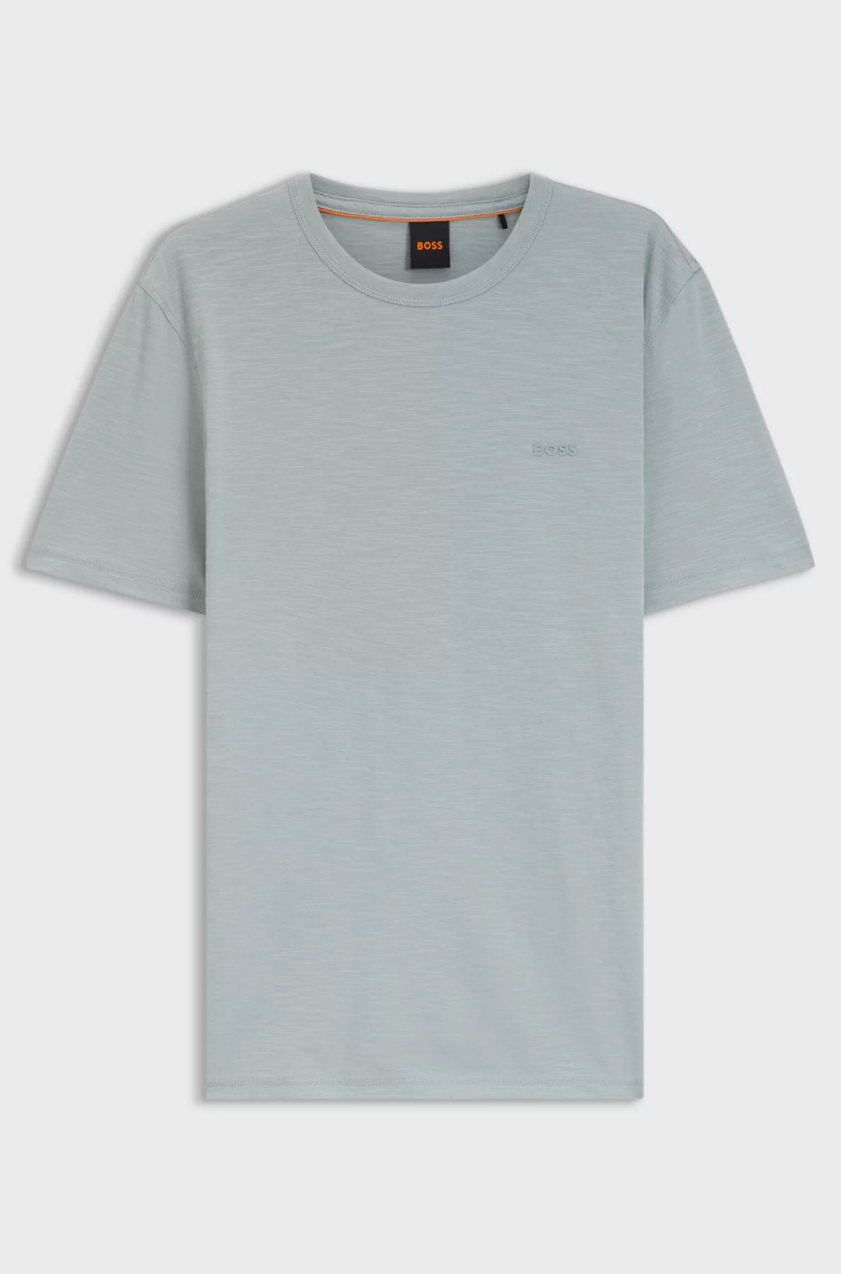 Cotton-jersey T-shirt with logo detail, Light Grey