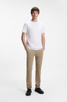 Cotton-jersey T-shirt with logo detail, White