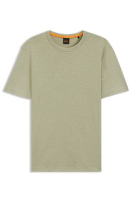 Boss Cotton-jersey T-shirt with logo detail herr – bild 4