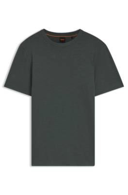 Boss Cotton-jersey T-shirt with logo detail herr – bild 4