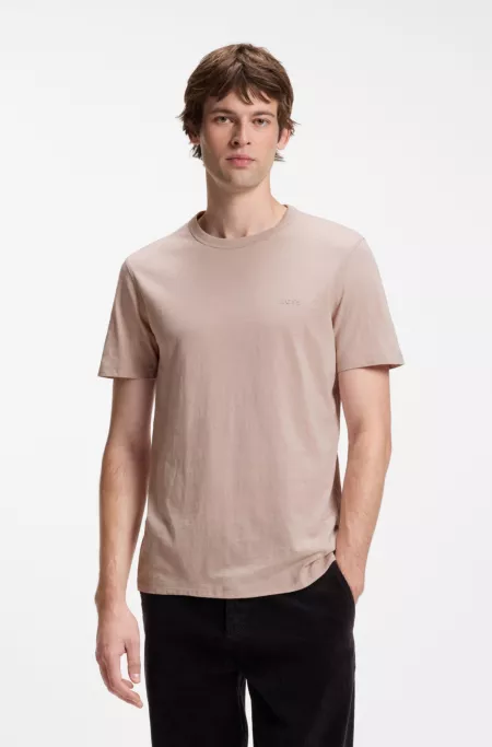 T-shirt en jersey de coton avec détail logoté
