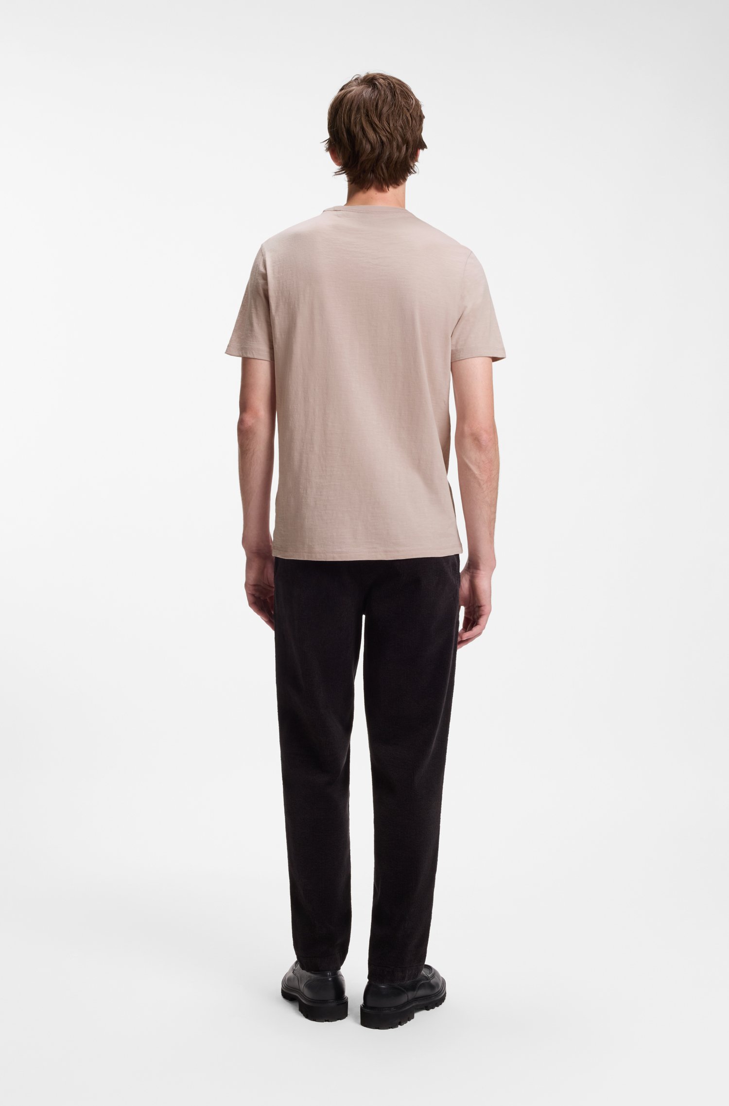 Boss Cotton-jersey T-shirt herr – bild 3