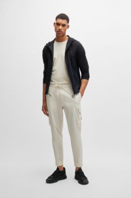 PANTALON FUSELÉ EN POPELINE STRETCH FACILE À REPASSER