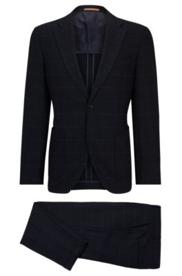 Hugo boss shop checkered suit