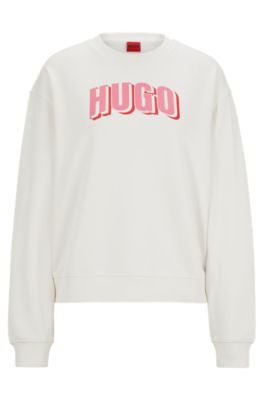 Hugo white sale sweatshirt