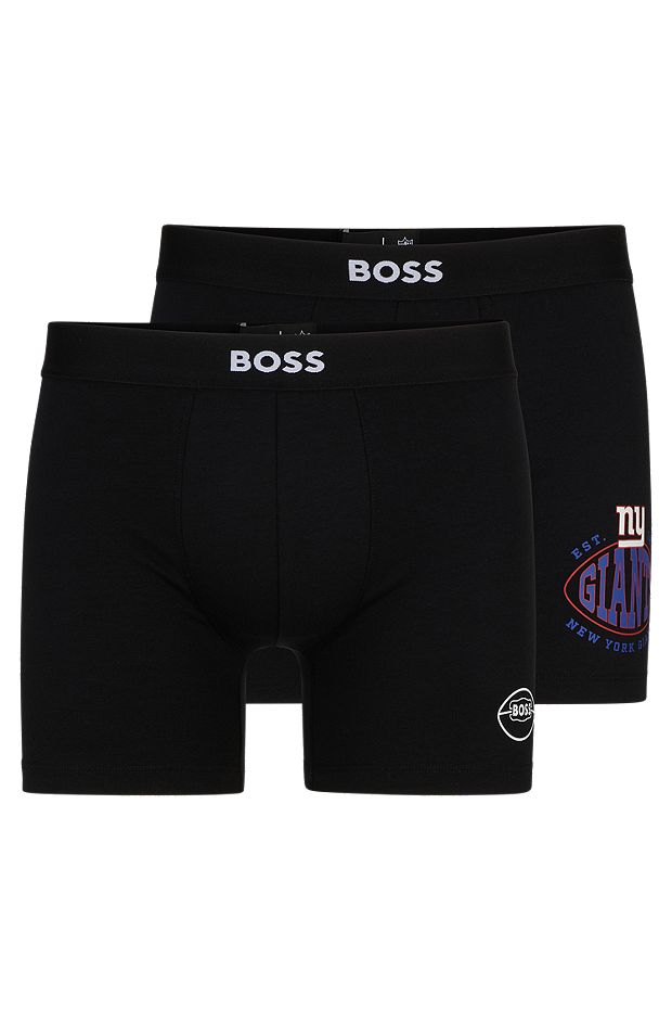 BOSS x NFL korte boxershorts met co-branding, set van twee, Giants