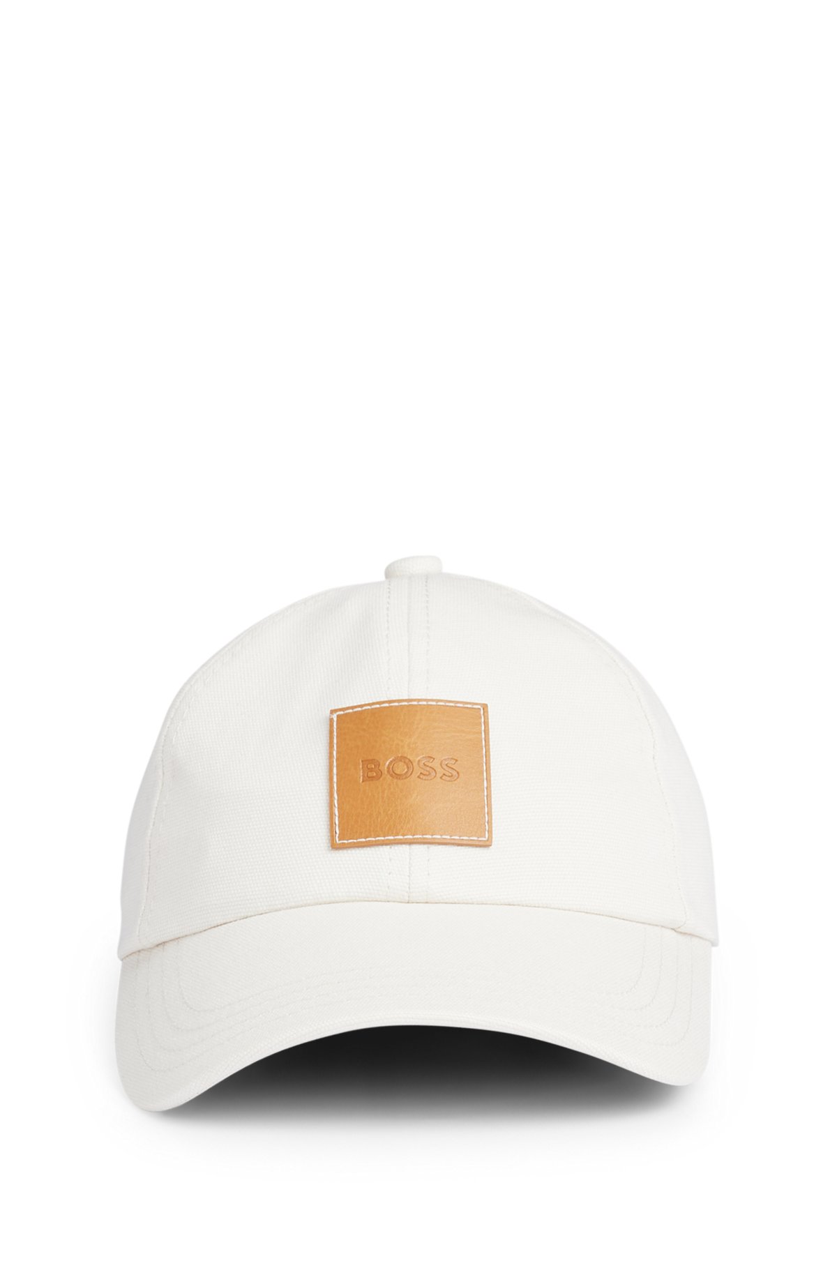 BOSS - Cap aus Baumwoll-Canvas mit Logo-Aufnäher